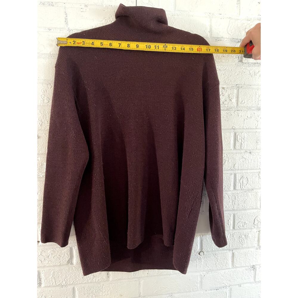 Eileen Fisher 100% Extra Fine Merino Wool Turtleneck Sweater Women’s S/P Small